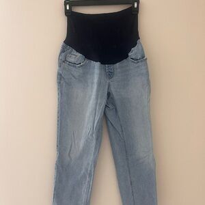 Maternity Light Wash Blue Jeans